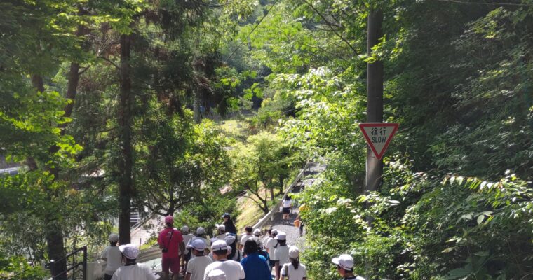 研究圃場で環境学習のお手伝い2025