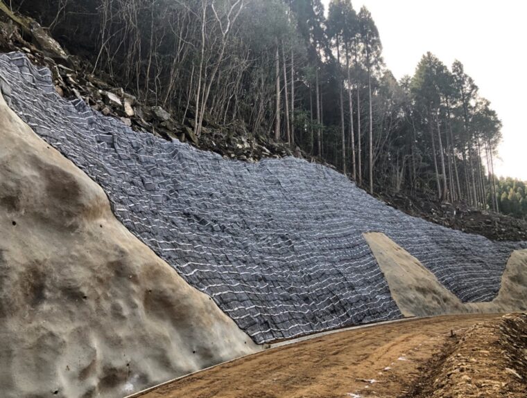 薬師寺地区道路改良工事