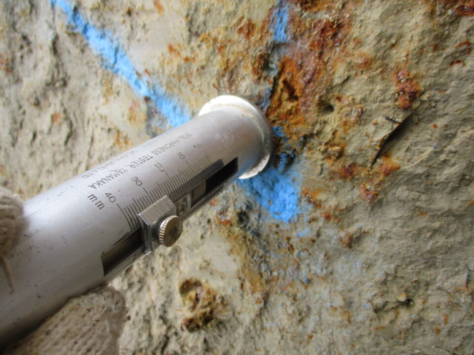 土壌硬度測定（30mm）