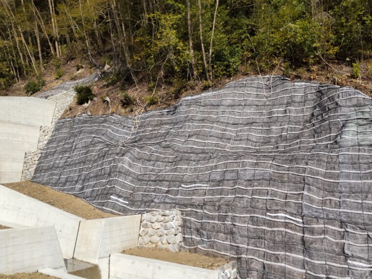 由布鶴見岳 治山工事