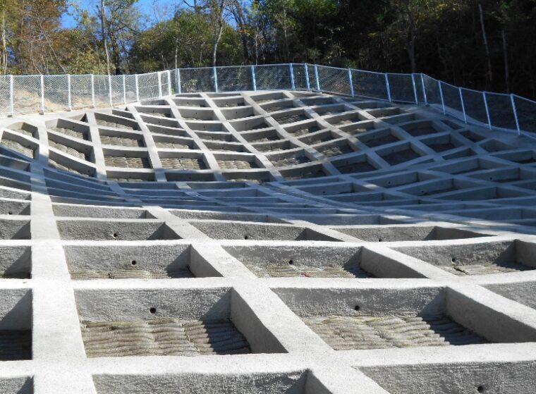 黒岩えん堤砂防工事