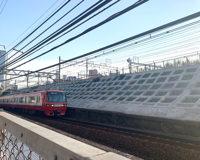 県道美作奈義線のり面工事