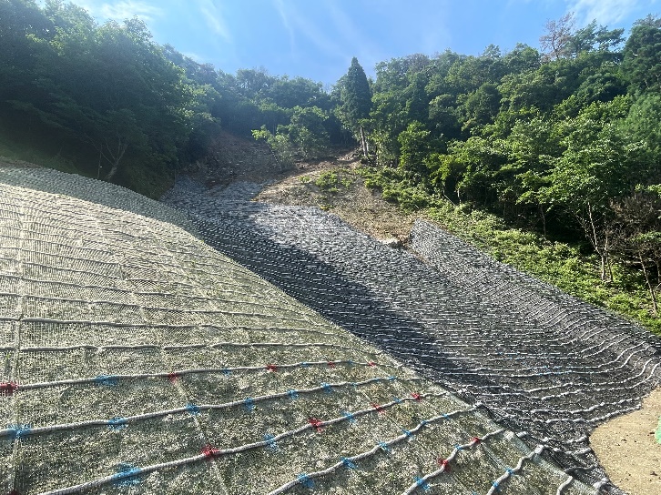 奥地保安林保全緊急対策工事