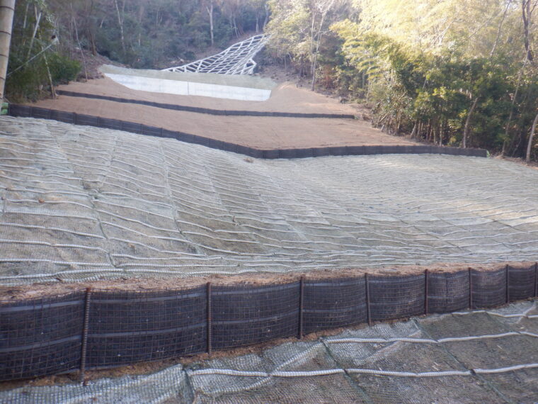 球磨管内治山事業