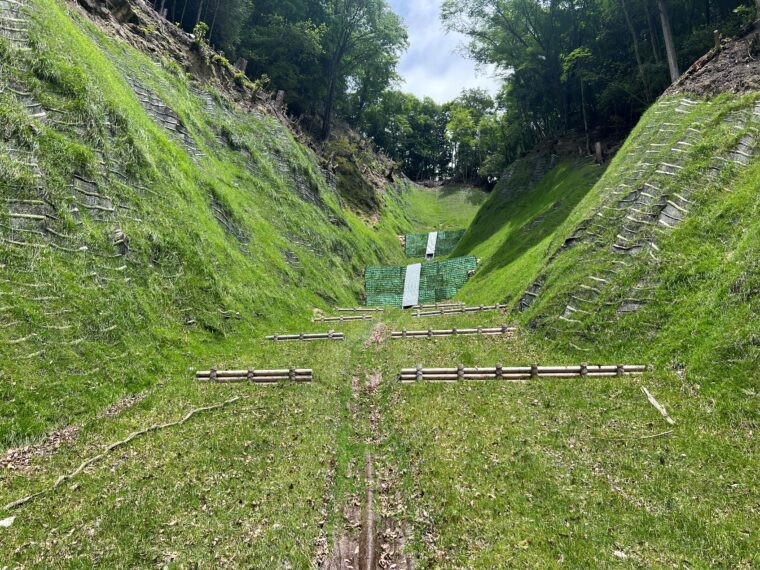 予防治山海陽町中野山腹工事