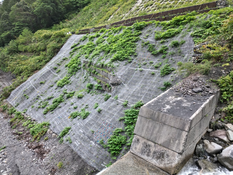 蒲原沢復旧治山工事 – 太陽と緑の国づくり 日本植生株式会社