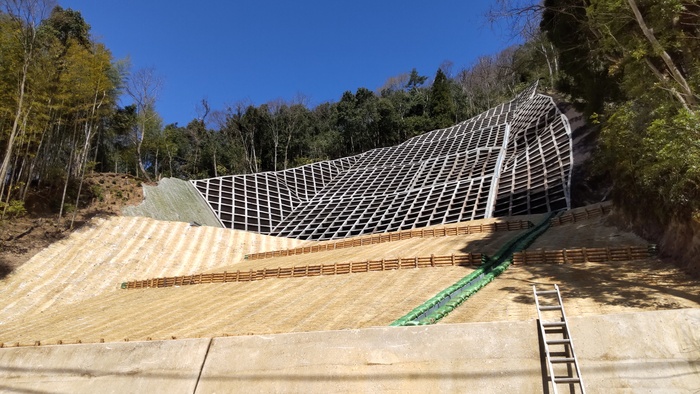 神楽岡地区復旧治山工事