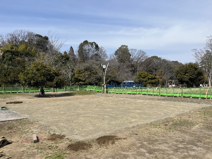 施工完了（目土あり）